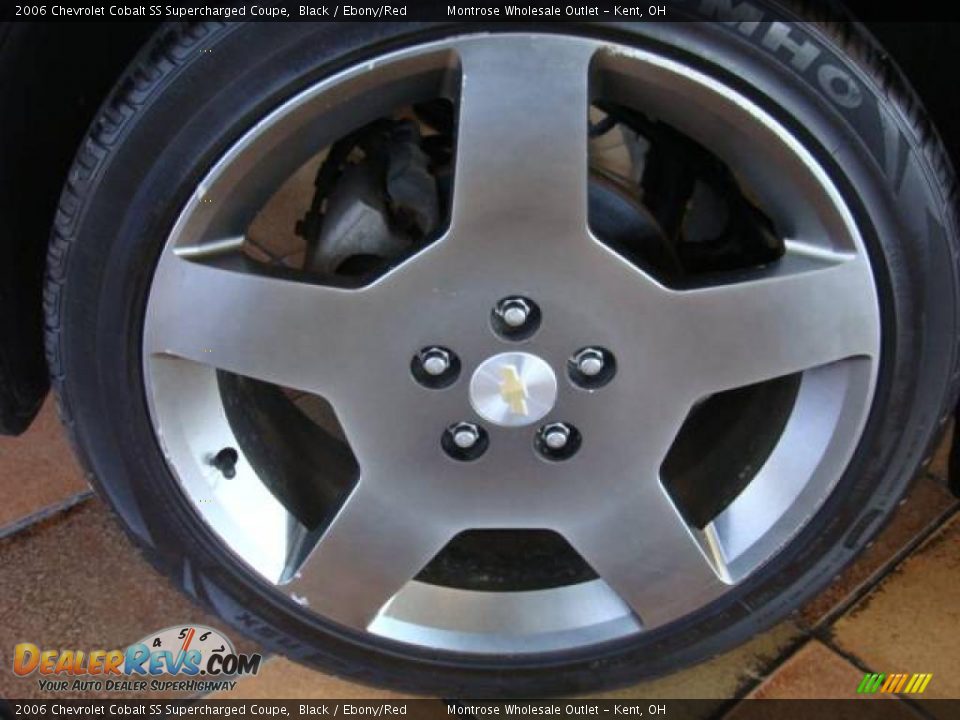 2006 Chevrolet Cobalt SS Supercharged Coupe Black / Ebony/Red Photo #24