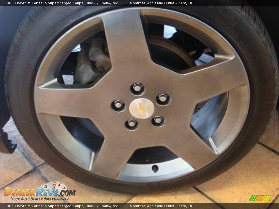 2006 Chevrolet Cobalt SS Supercharged Coupe Black / Ebony/Red Photo #28