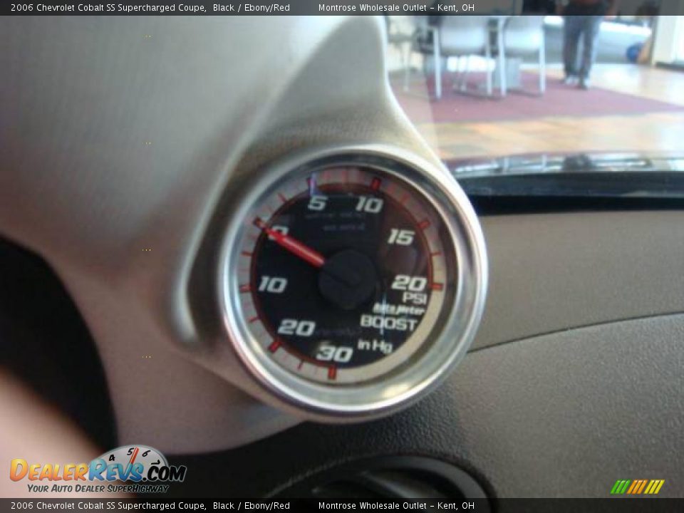 2006 Chevrolet Cobalt SS Supercharged Coupe Black / Ebony/Red Photo #31