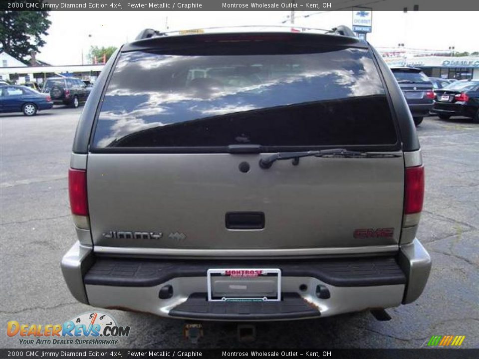 2000 GMC Jimmy Diamond Edition 4x4 Pewter Metallic / Graphite Photo #4