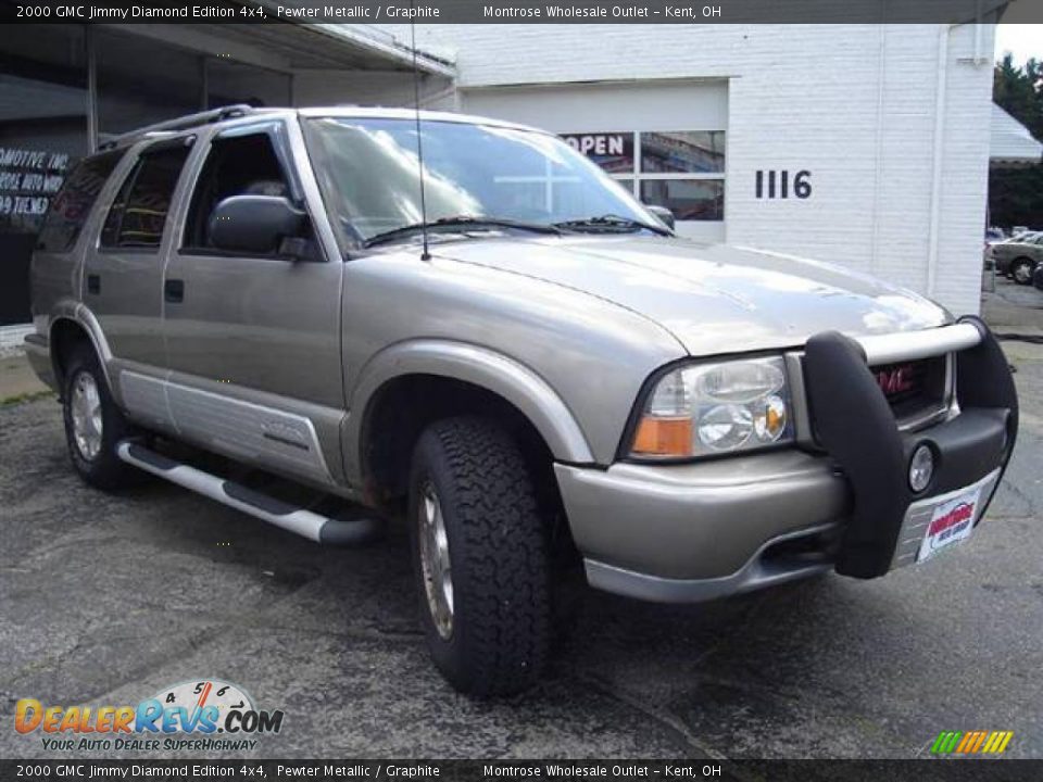 2000 GMC Jimmy Diamond Edition 4x4 Pewter Metallic / Graphite Photo #7