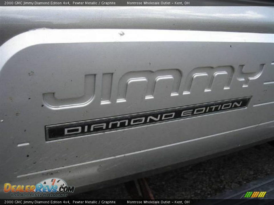 2000 GMC Jimmy Diamond Edition 4x4 Pewter Metallic / Graphite Photo #11
