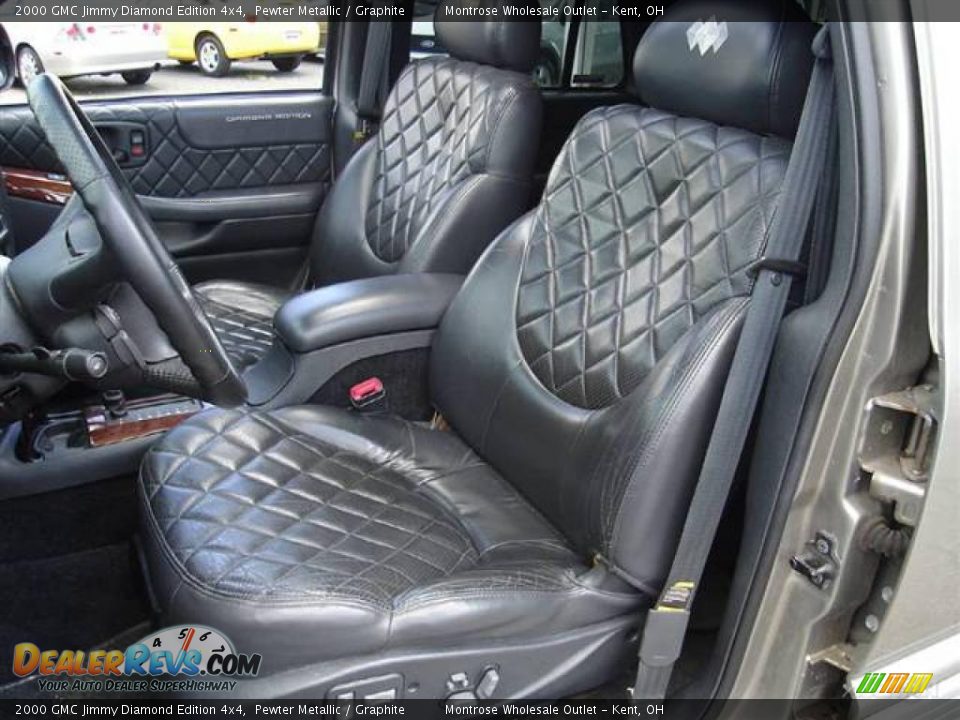 2000 GMC Jimmy Diamond Edition 4x4 Pewter Metallic / Graphite Photo #15