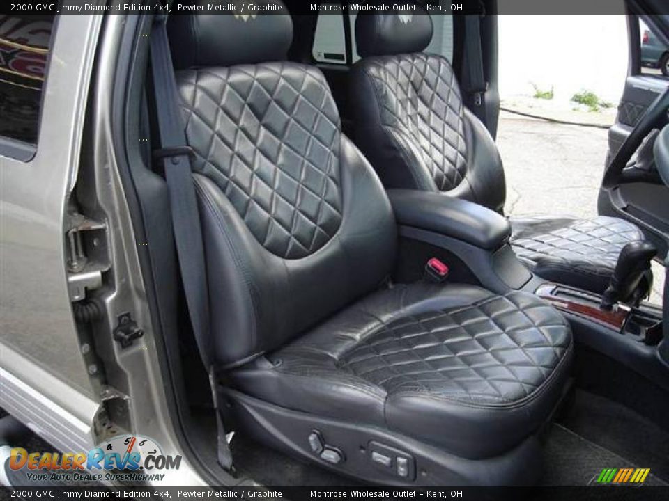 2000 GMC Jimmy Diamond Edition 4x4 Pewter Metallic / Graphite Photo #16