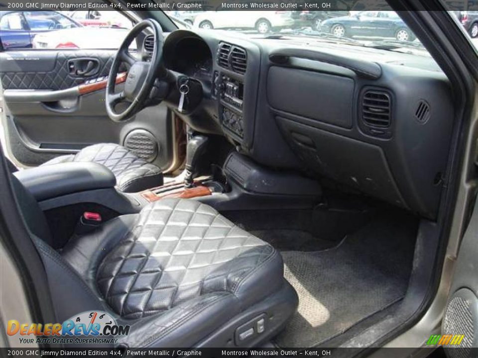 2000 GMC Jimmy Diamond Edition 4x4 Pewter Metallic / Graphite Photo #23