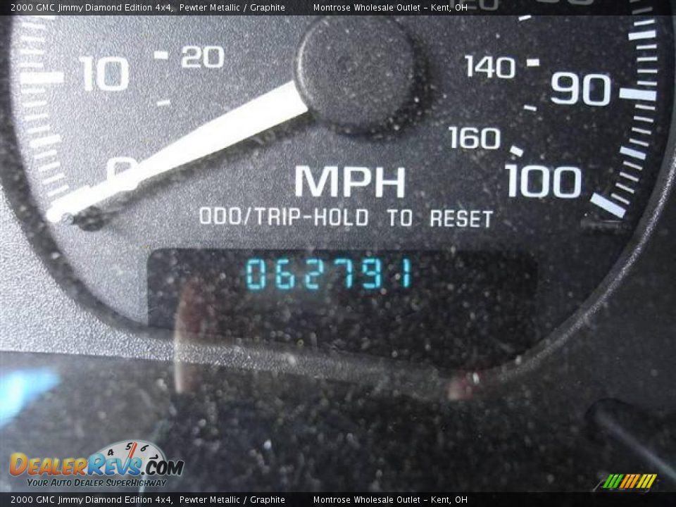 2000 GMC Jimmy Diamond Edition 4x4 Pewter Metallic / Graphite Photo #26