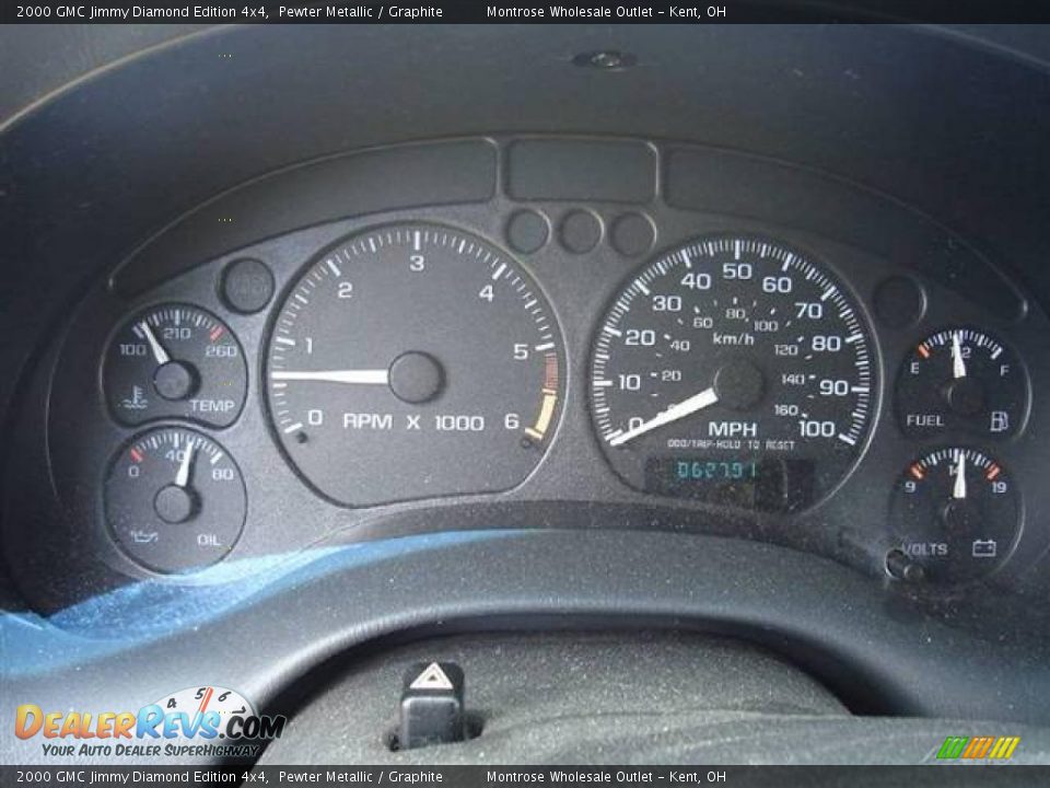 2000 GMC Jimmy Diamond Edition 4x4 Pewter Metallic / Graphite Photo #27