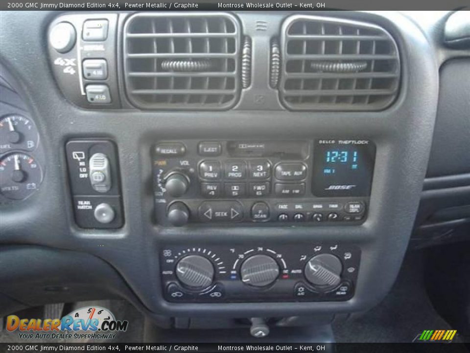 2000 GMC Jimmy Diamond Edition 4x4 Pewter Metallic / Graphite Photo #28