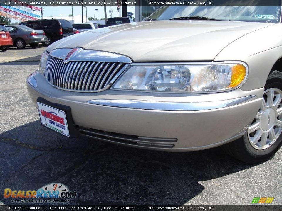 2001 Lincoln Continental Light Parchment Gold Metallic / Medium Parchment Photo #9