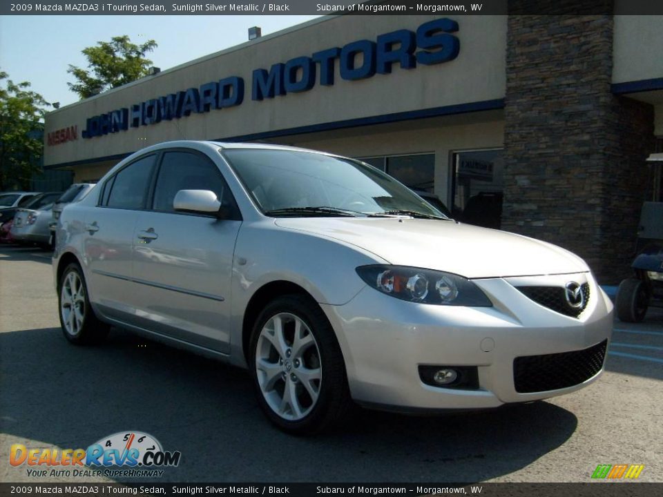 2009 Mazda MAZDA3 i Touring Sedan Sunlight Silver Metallic / Black Photo #1