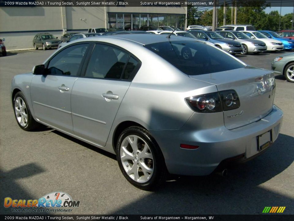 2009 Mazda MAZDA3 i Touring Sedan Sunlight Silver Metallic / Black Photo #5