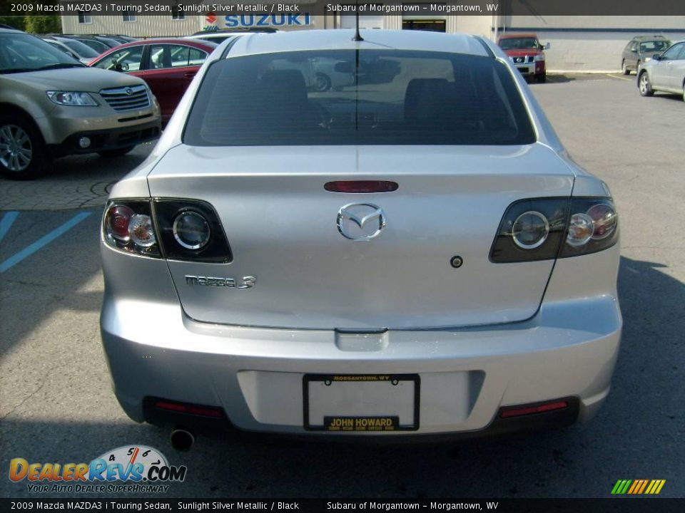 2009 Mazda MAZDA3 i Touring Sedan Sunlight Silver Metallic / Black Photo #6