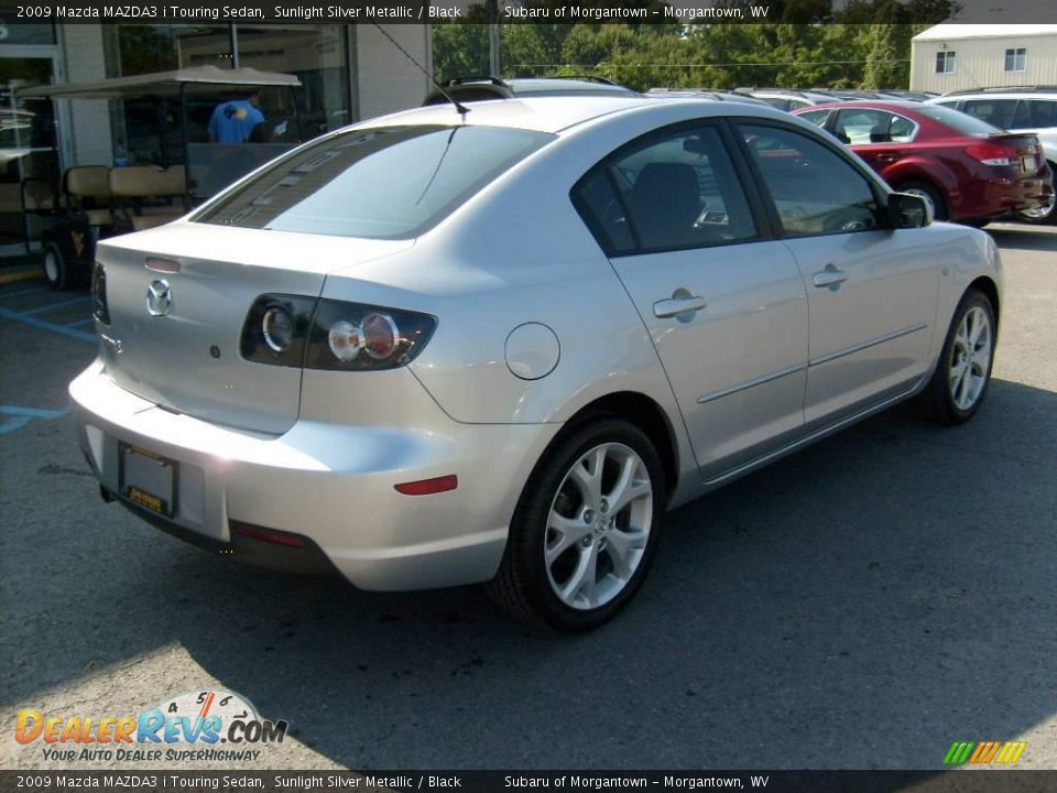 2009 Mazda MAZDA3 i Touring Sedan Sunlight Silver Metallic / Black Photo #7