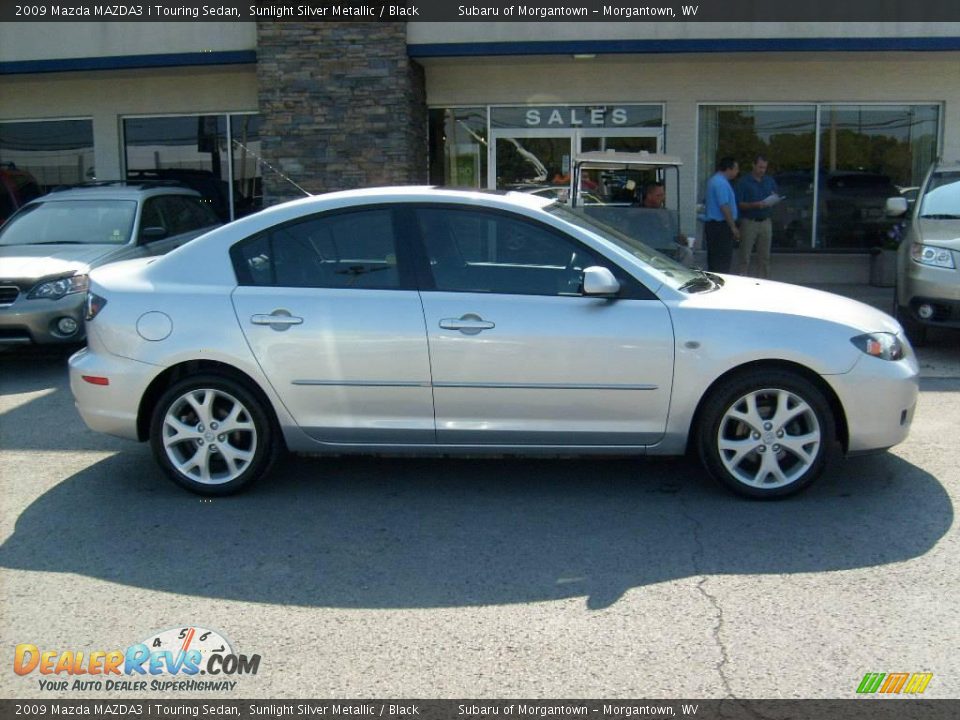 2009 Mazda MAZDA3 i Touring Sedan Sunlight Silver Metallic / Black Photo #8