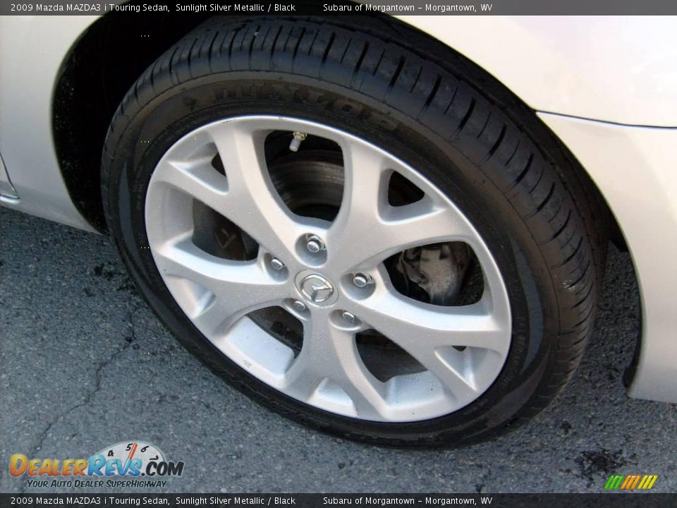 2009 Mazda MAZDA3 i Touring Sedan Sunlight Silver Metallic / Black Photo #9