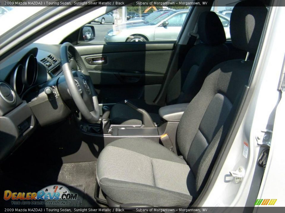 2009 Mazda MAZDA3 i Touring Sedan Sunlight Silver Metallic / Black Photo #10