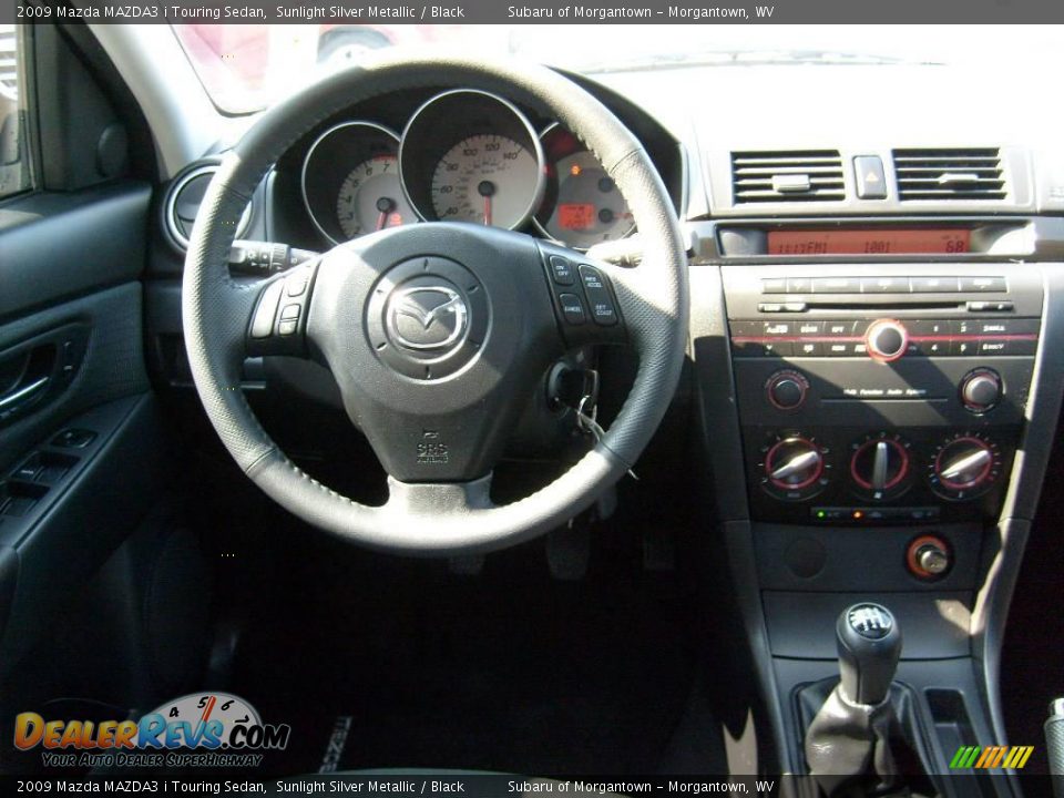 2009 Mazda MAZDA3 i Touring Sedan Sunlight Silver Metallic / Black Photo #15