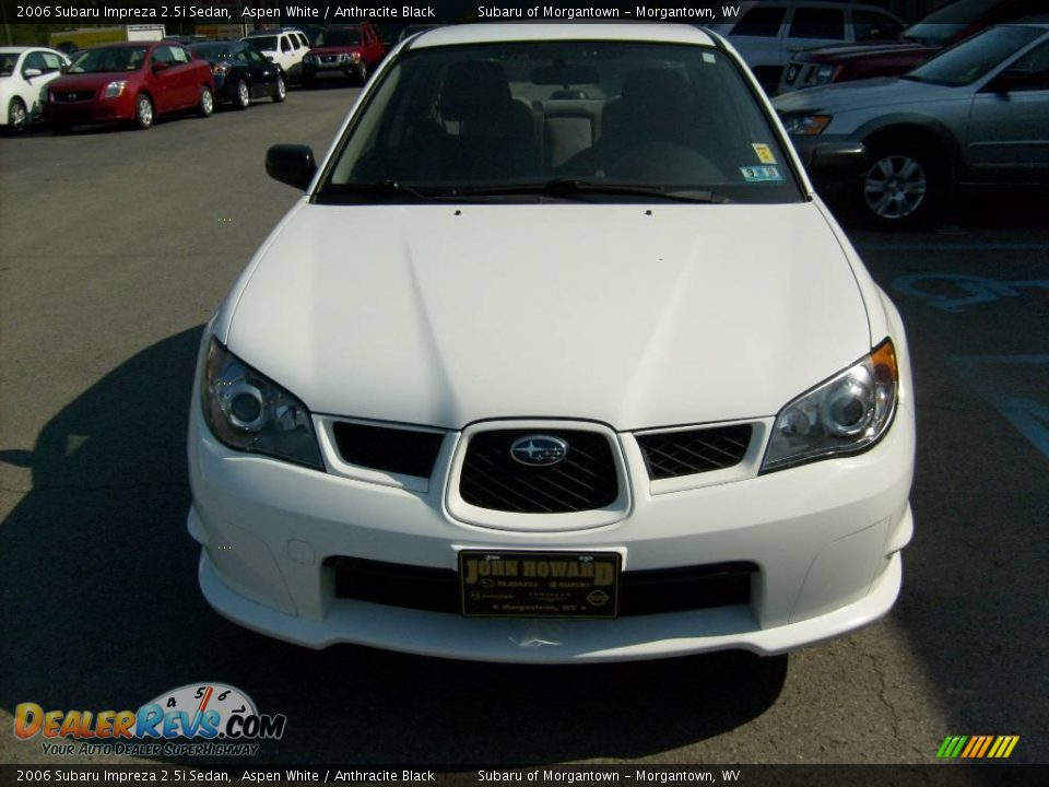 2006 Subaru Impreza 2.5i Sedan Aspen White / Anthracite Black Photo #2