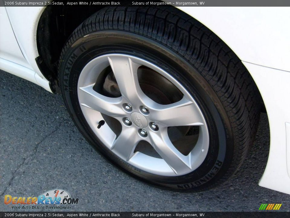 2006 Subaru Impreza 2.5i Sedan Aspen White / Anthracite Black Photo #9