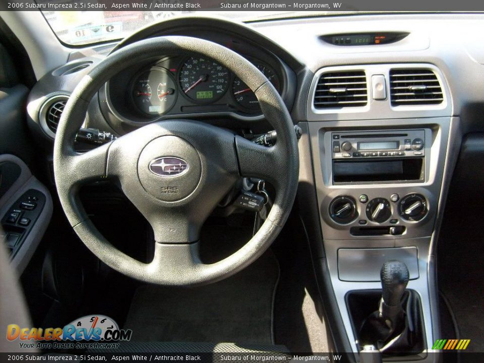 2006 Subaru Impreza 2.5i Sedan Aspen White / Anthracite Black Photo #14