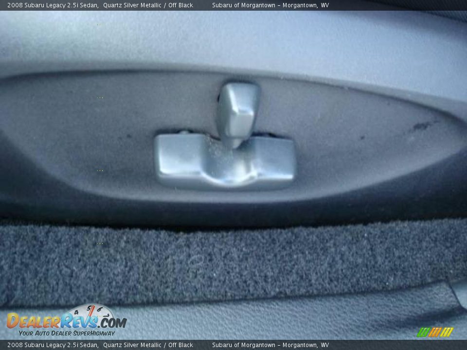 2008 Subaru Legacy 2.5i Sedan Quartz Silver Metallic / Off Black Photo #15