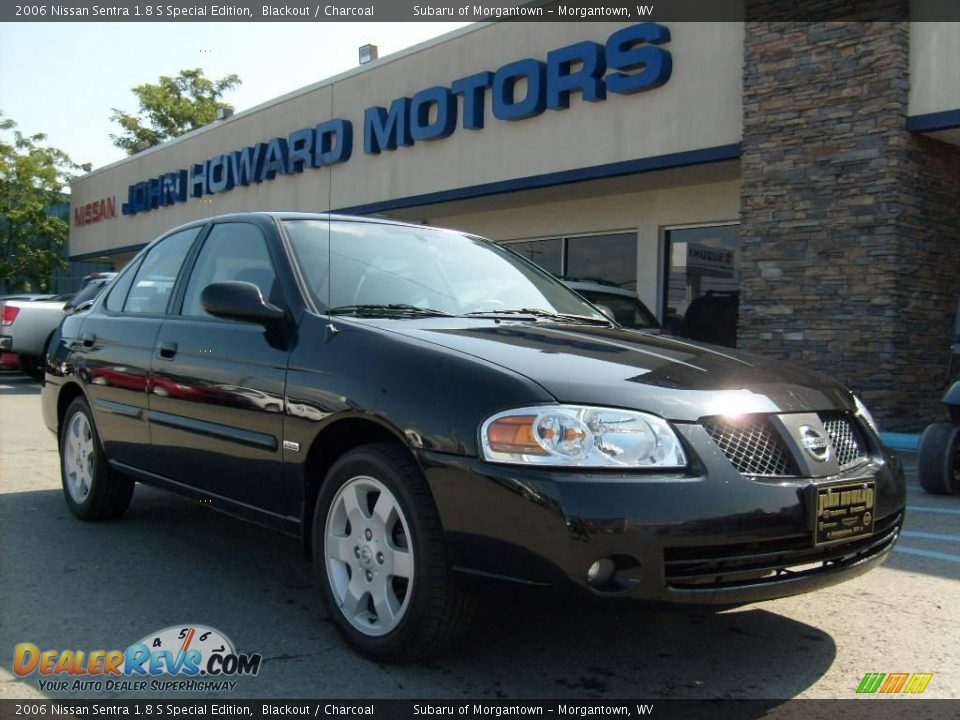 2006 Nissan Sentra 1.8 S Special Edition Blackout / Charcoal Photo #1