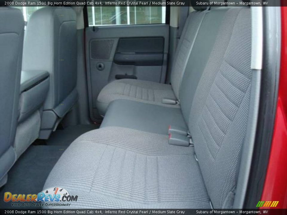 2008 Dodge Ram 1500 Big Horn Edition Quad Cab 4x4 Inferno Red Crystal Pearl / Medium Slate Gray Photo #12
