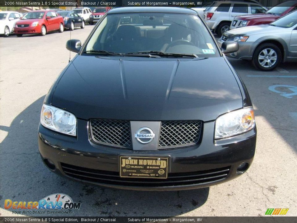 2006 Nissan Sentra 1.8 S Special Edition Blackout / Charcoal Photo #2