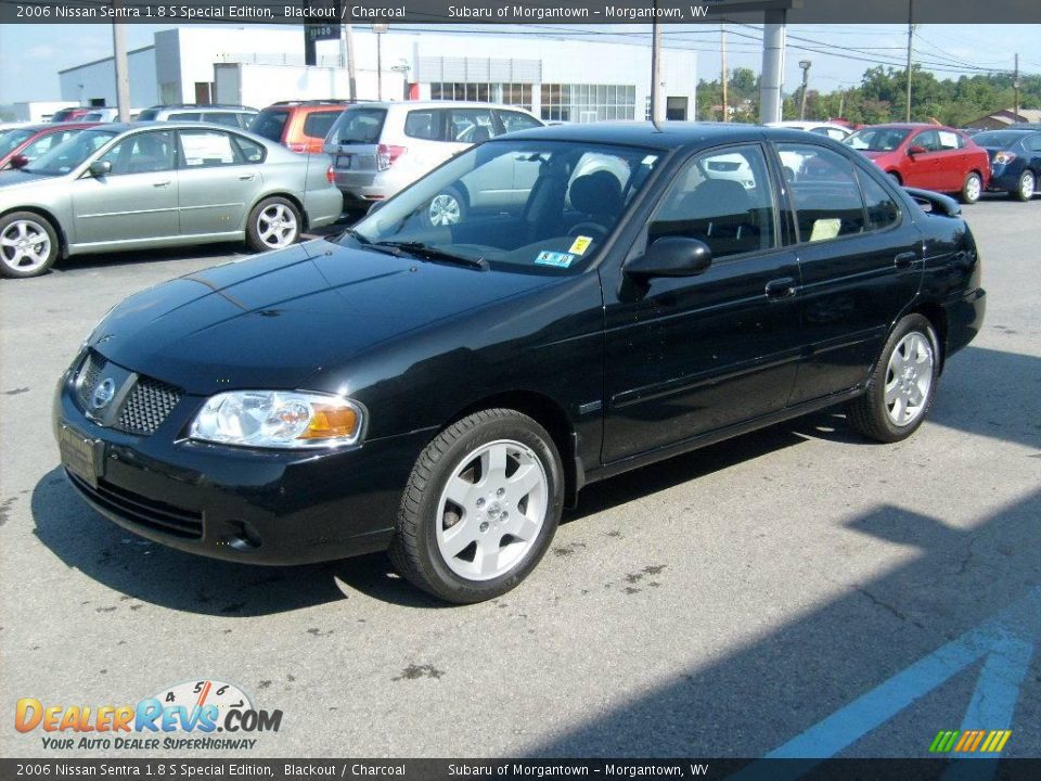 2006 Nissan Sentra 1.8 S Special Edition Blackout / Charcoal Photo #3