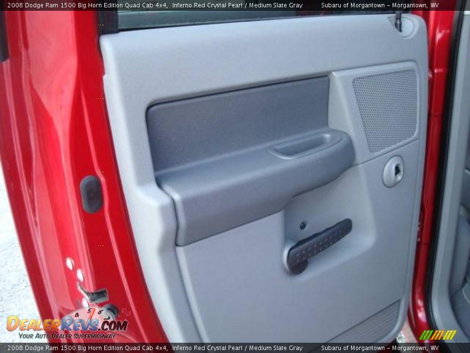 2008 Dodge Ram 1500 Big Horn Edition Quad Cab 4x4 Inferno Red Crystal Pearl / Medium Slate Gray Photo #14