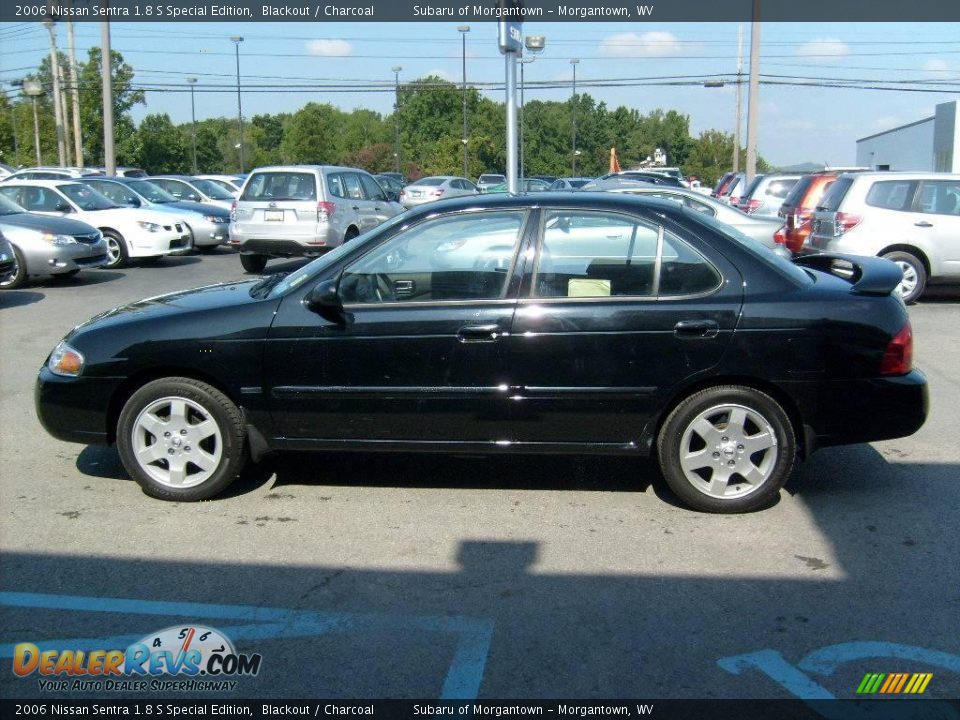 2006 Nissan Sentra 1.8 S Special Edition Blackout / Charcoal Photo #4