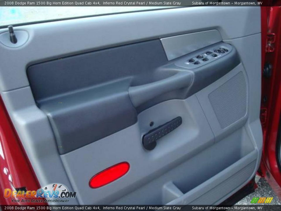 2008 Dodge Ram 1500 Big Horn Edition Quad Cab 4x4 Inferno Red Crystal Pearl / Medium Slate Gray Photo #15