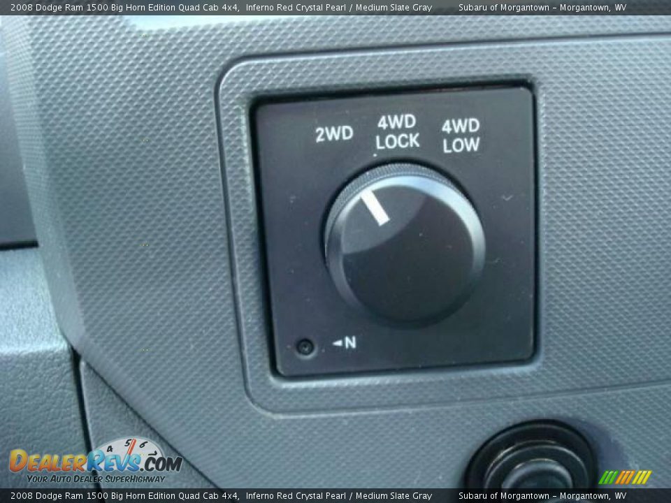 2008 Dodge Ram 1500 Big Horn Edition Quad Cab 4x4 Inferno Red Crystal Pearl / Medium Slate Gray Photo #17