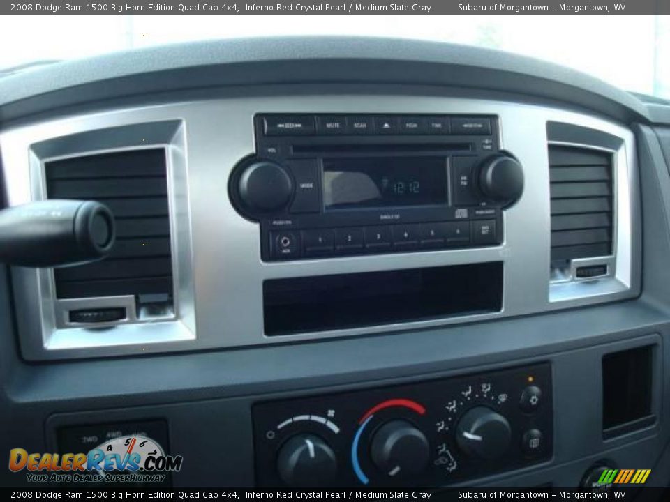 2008 Dodge Ram 1500 Big Horn Edition Quad Cab 4x4 Inferno Red Crystal Pearl / Medium Slate Gray Photo #18