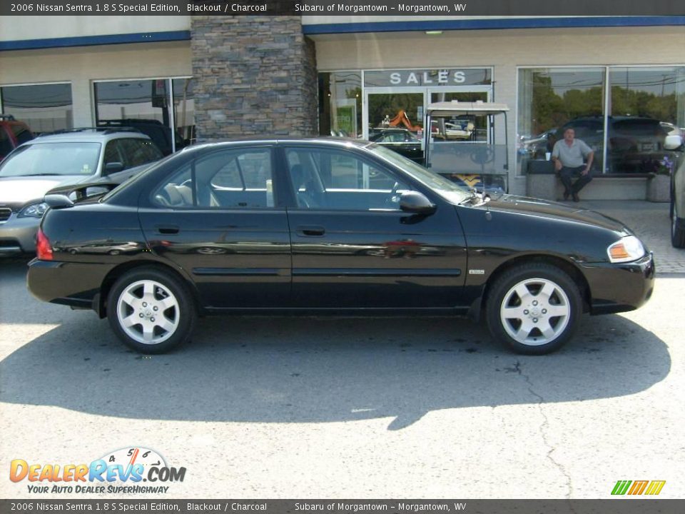 2006 Nissan Sentra 1.8 S Special Edition Blackout / Charcoal Photo #8