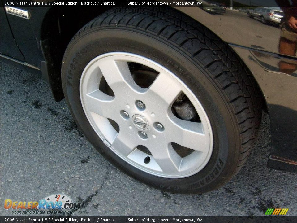 2006 Nissan Sentra 1.8 S Special Edition Blackout / Charcoal Photo #9