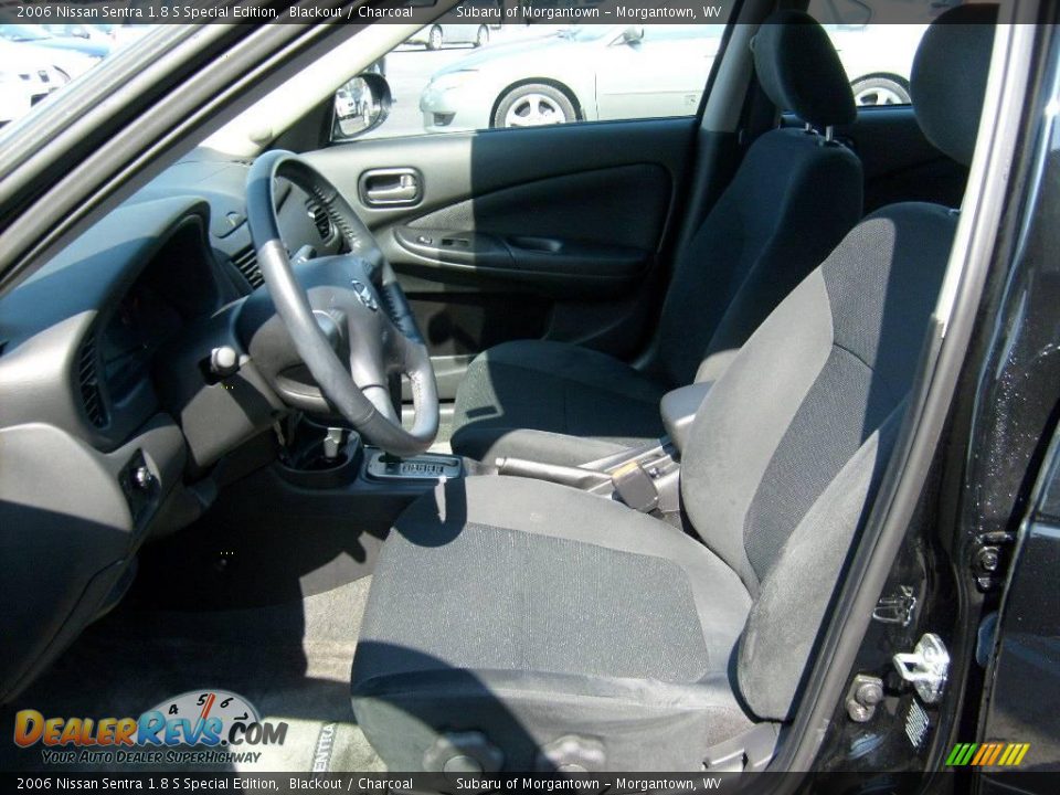 2006 Nissan Sentra 1.8 S Special Edition Blackout / Charcoal Photo #10