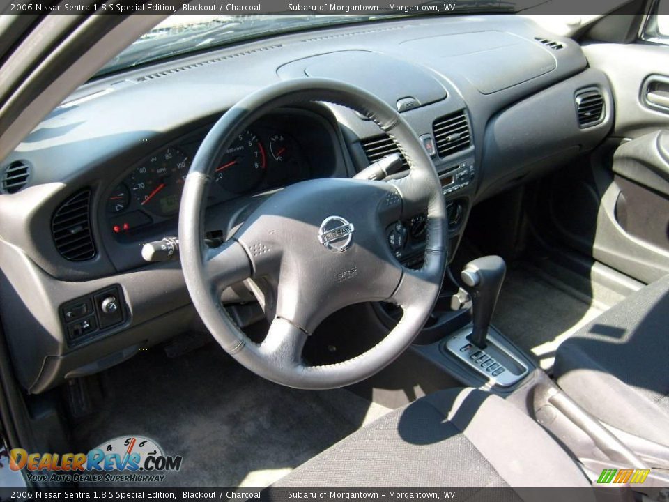 2006 Nissan Sentra 1.8 S Special Edition Blackout / Charcoal Photo #11
