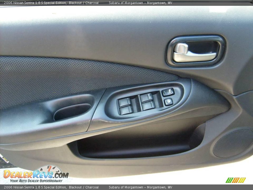 2006 Nissan Sentra 1.8 S Special Edition Blackout / Charcoal Photo #12