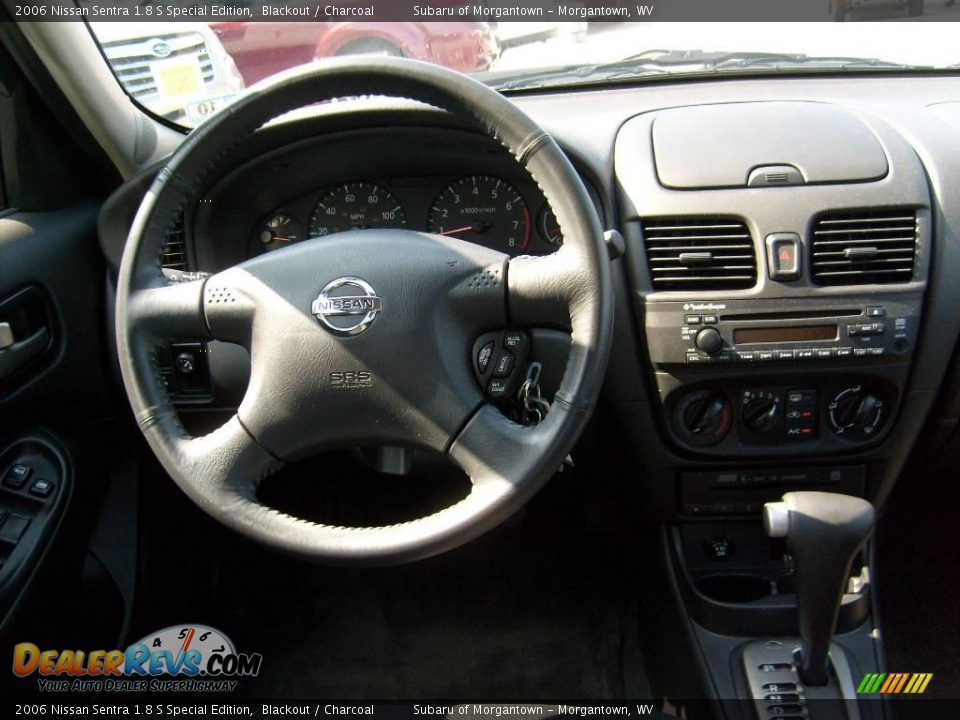 2006 Nissan Sentra 1.8 S Special Edition Blackout / Charcoal Photo #14