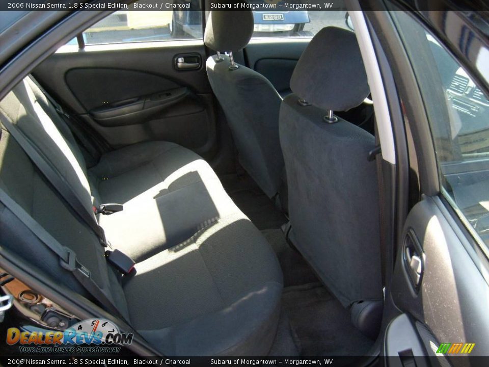 2006 Nissan Sentra 1.8 S Special Edition Blackout / Charcoal Photo #16