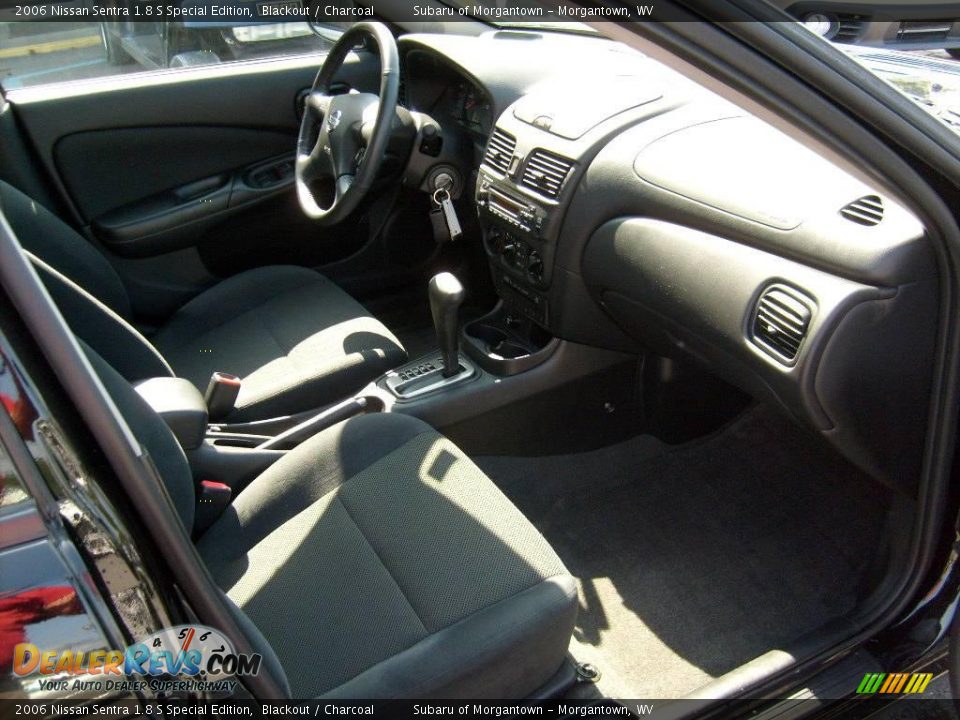 2006 Nissan Sentra 1.8 S Special Edition Blackout / Charcoal Photo #17