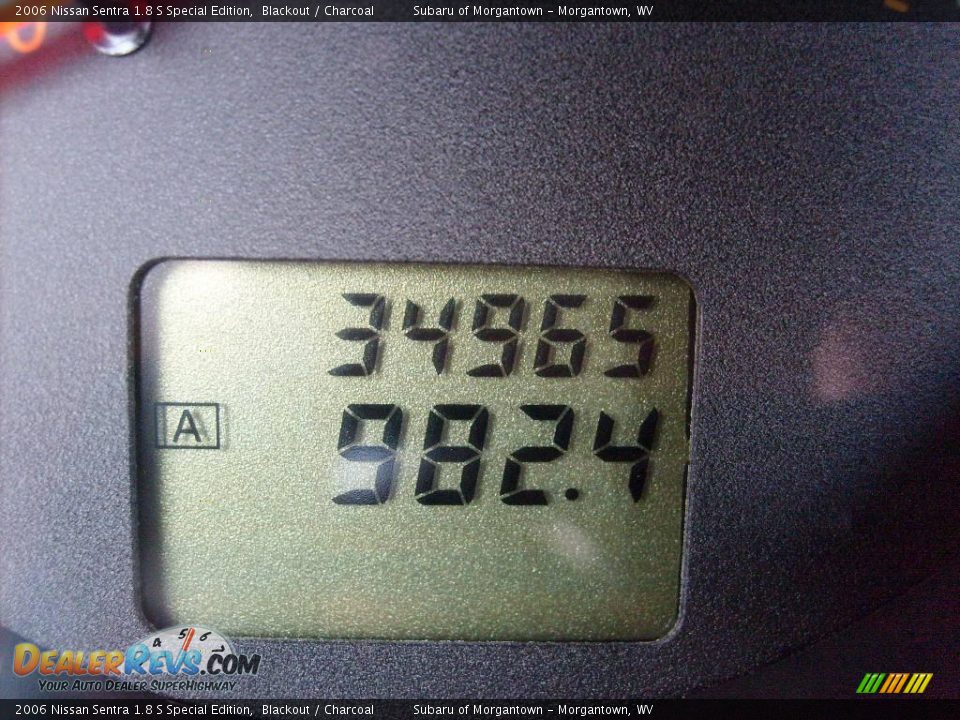 2006 Nissan Sentra 1.8 S Special Edition Blackout / Charcoal Photo #20