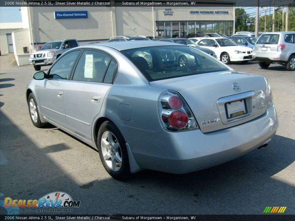 2006 Nissan Altima 2.5 SL Sheer Silver Metallic / Charcoal Photo #5