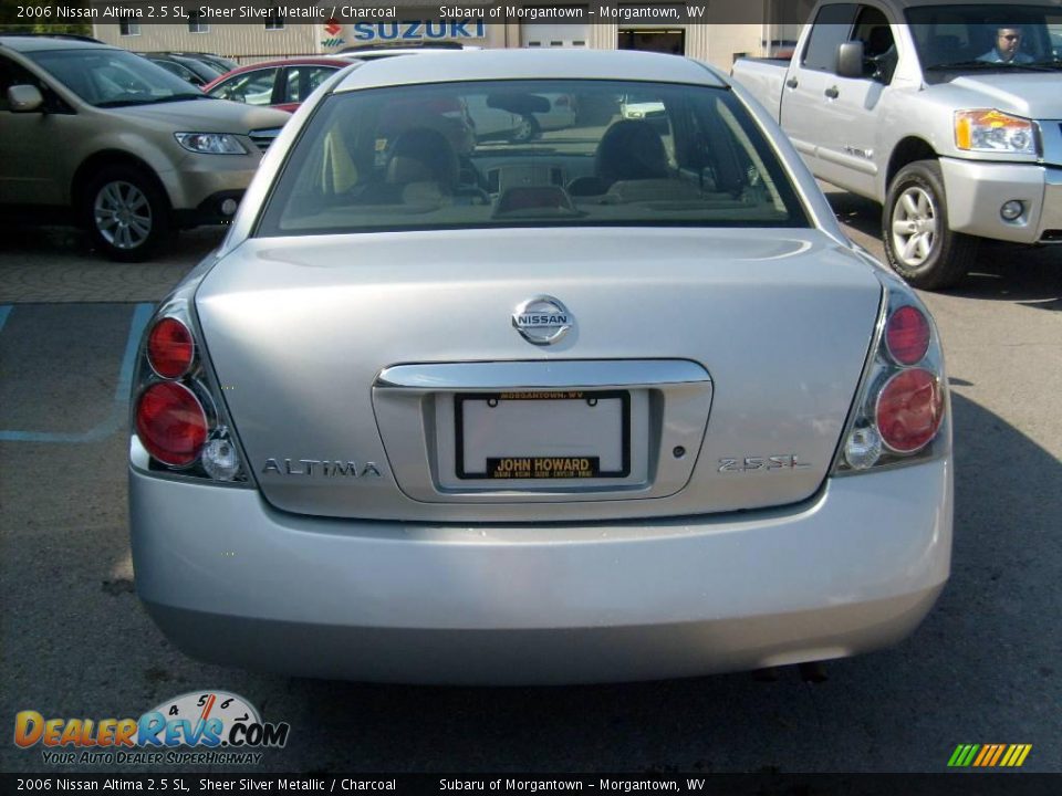 2006 Nissan Altima 2.5 SL Sheer Silver Metallic / Charcoal Photo #6