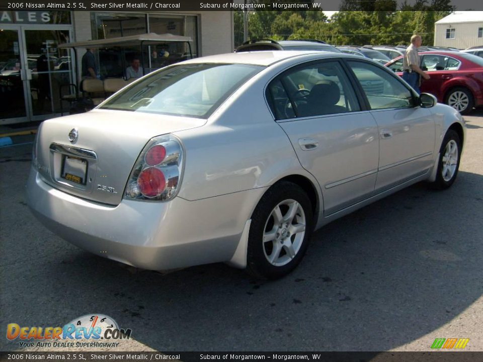 2006 Nissan Altima 2.5 SL Sheer Silver Metallic / Charcoal Photo #7