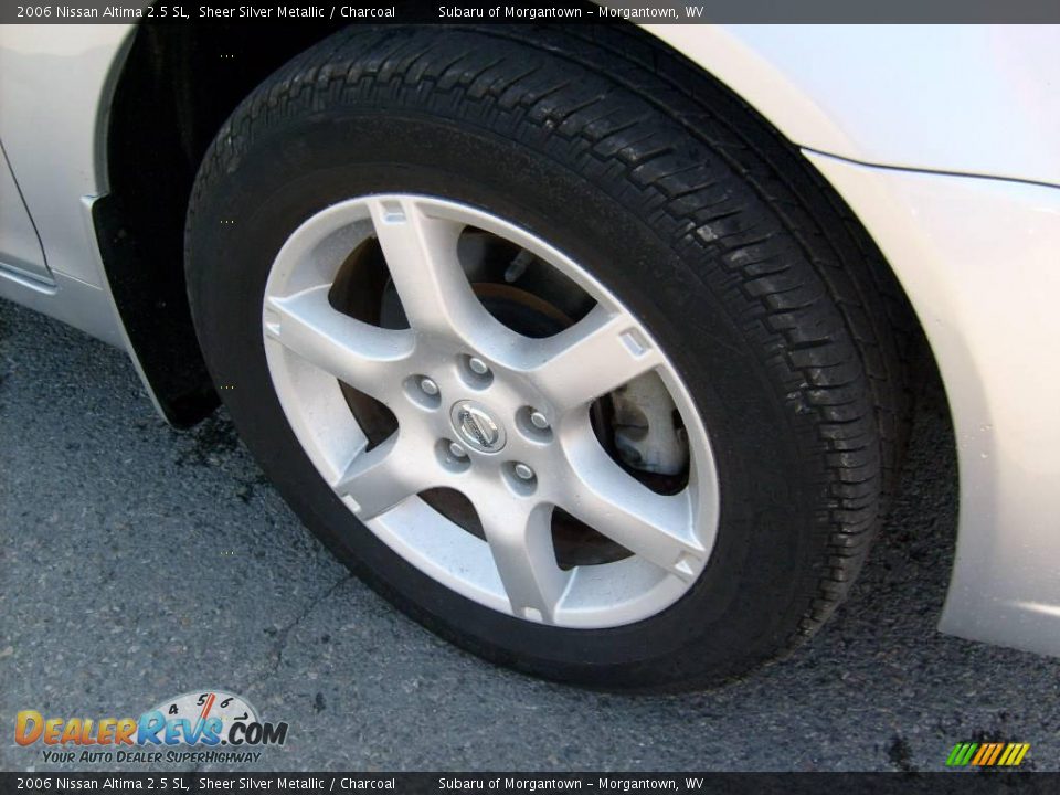 2006 Nissan Altima 2.5 SL Sheer Silver Metallic / Charcoal Photo #9