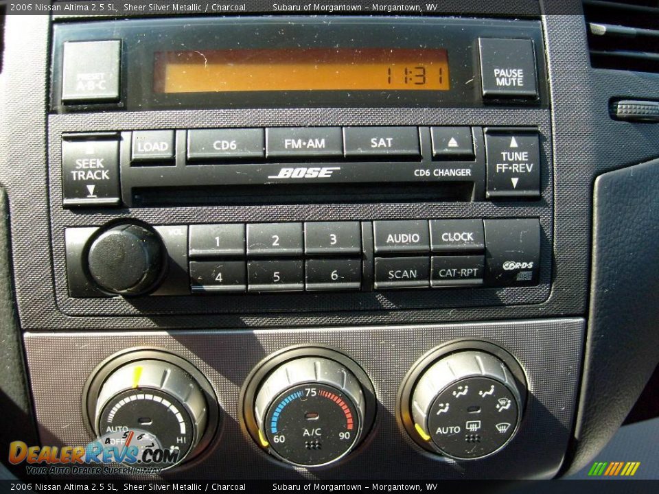 2006 Nissan Altima 2.5 SL Sheer Silver Metallic / Charcoal Photo #19