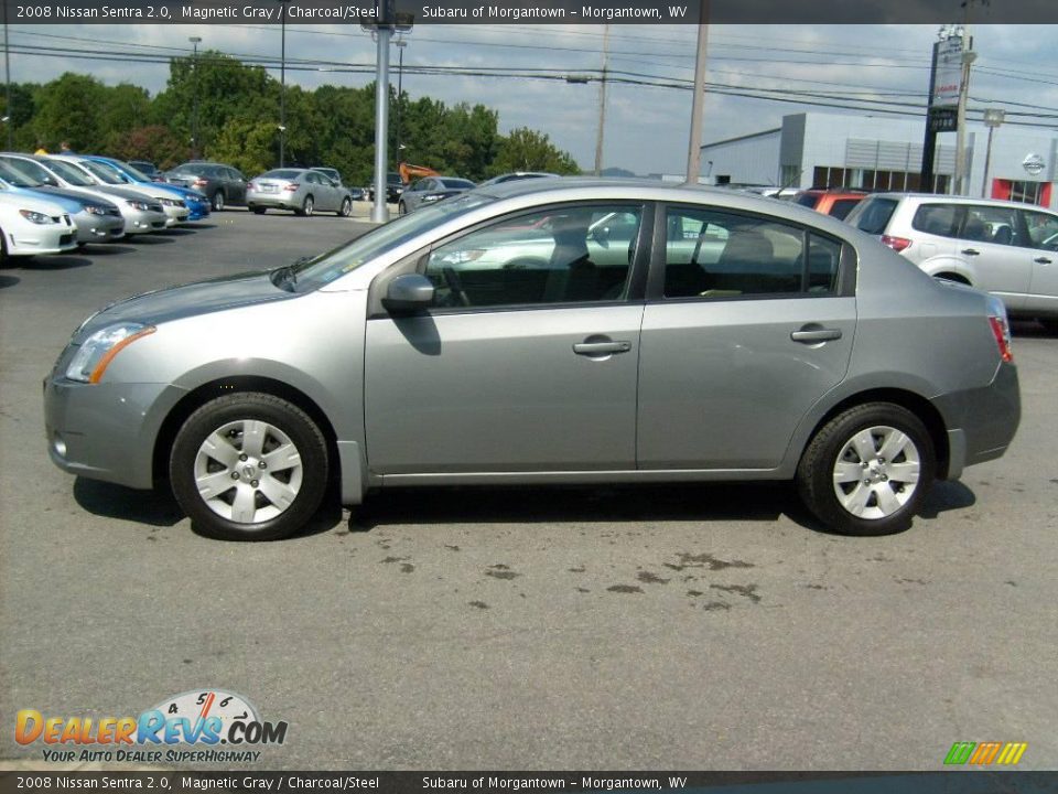 2008 Nissan Sentra 2.0 Magnetic Gray / Charcoal/Steel Photo #4