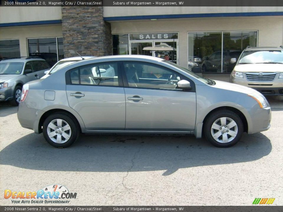 2008 Nissan Sentra 2.0 Magnetic Gray / Charcoal/Steel Photo #8